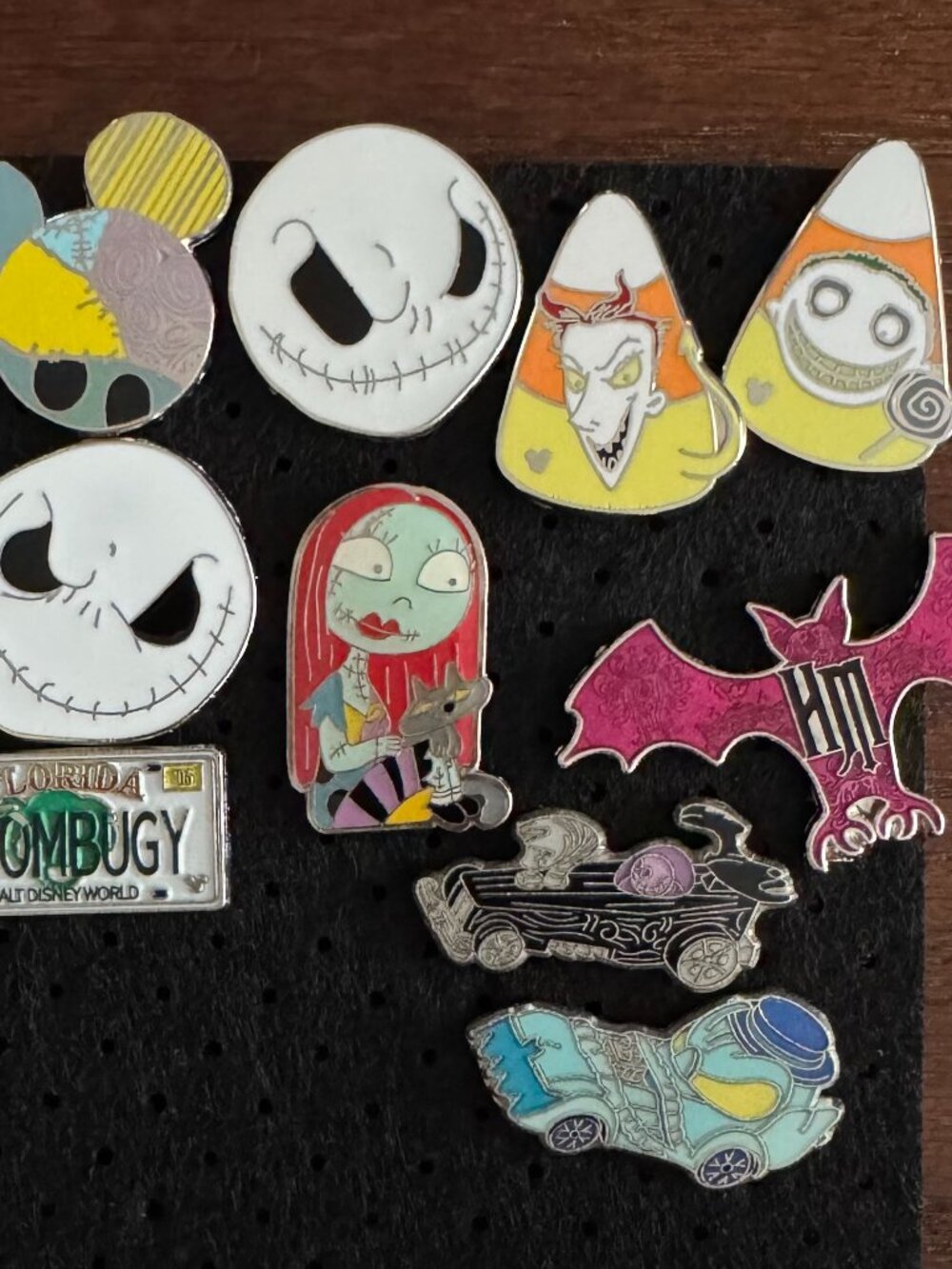 Disney Nightmare Before Christmas Haunted Mansion Trading Pins Lot of 10
